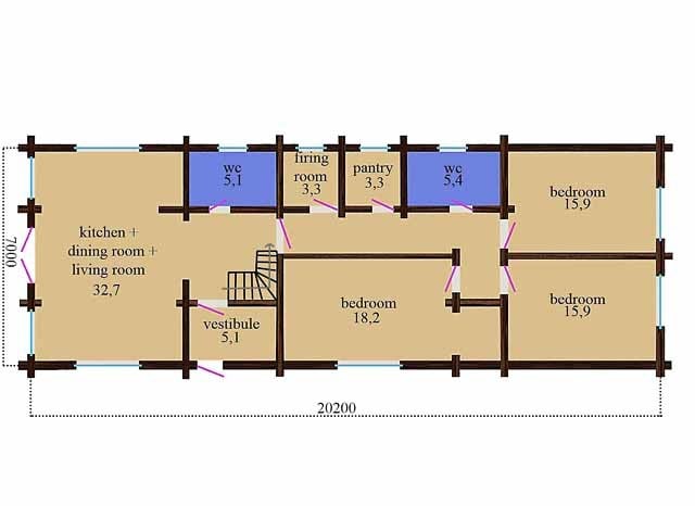 Wooden house plans