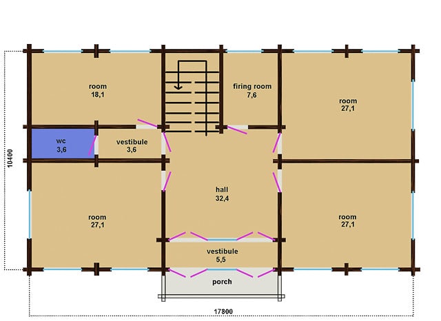 Wooden house plans