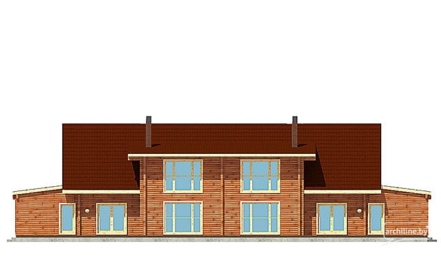 Wooden homes designs 400-500 m&sup2;