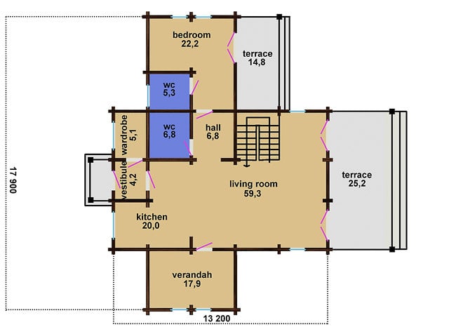 Wooden house plans