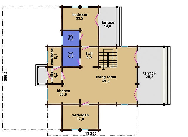 Wooden house plans