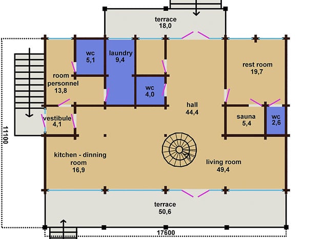 Wooden house plans