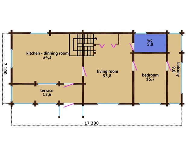 Wooden house plans