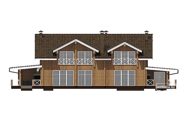 Wooden homes designs 200-400 m&sup2;