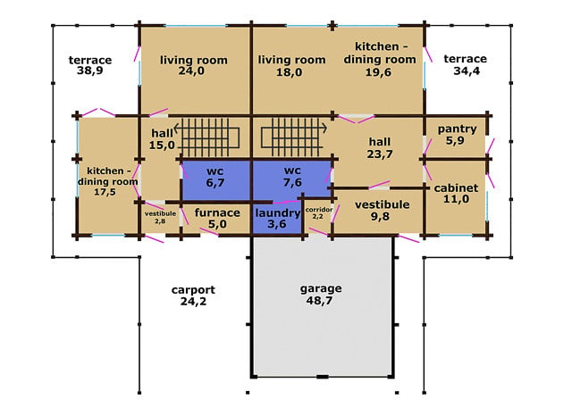 Wooden house plans