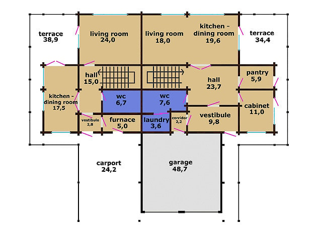 Wooden house plans