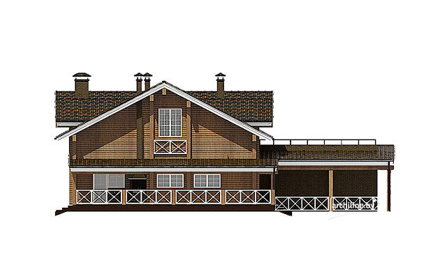 Wooden homes designs 200-400 m²