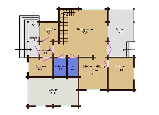 Wooden house plans