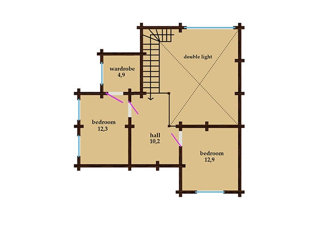 Timber house 148 m&sup2;