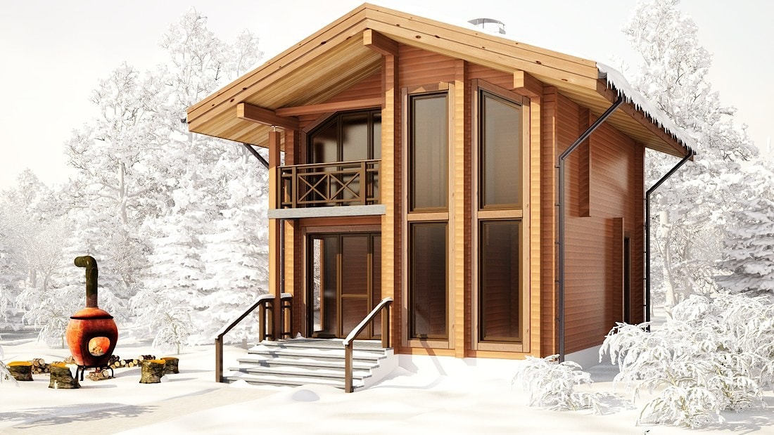 Modular homes "Till" Glulam