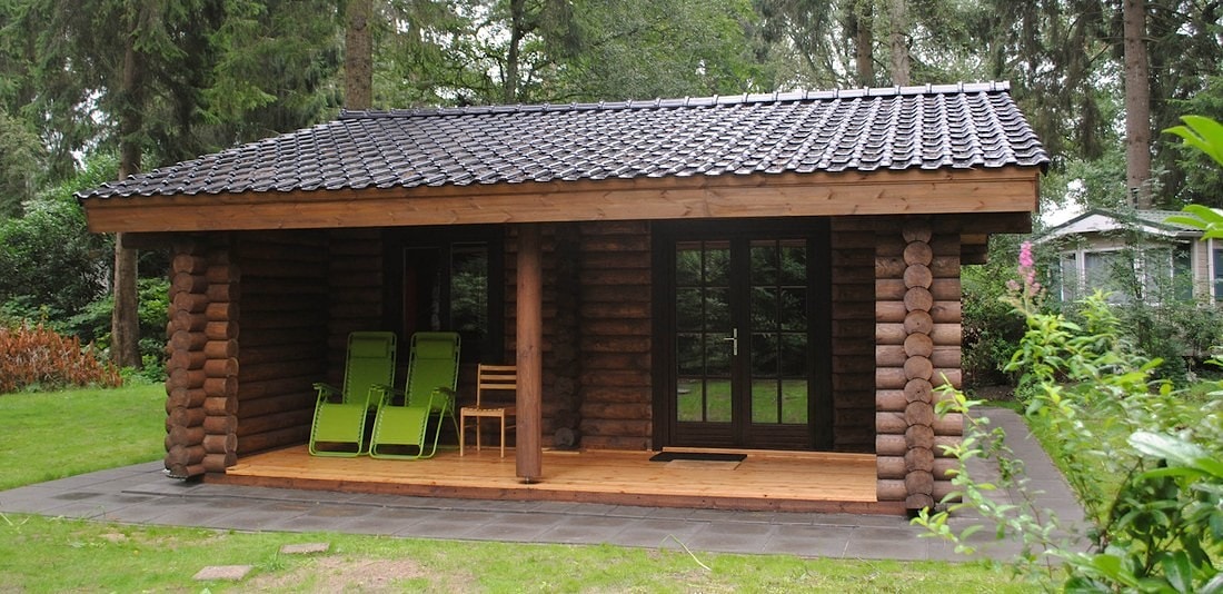 Log Cabin Kits Dutch House Van, Round Log Cabin Kits