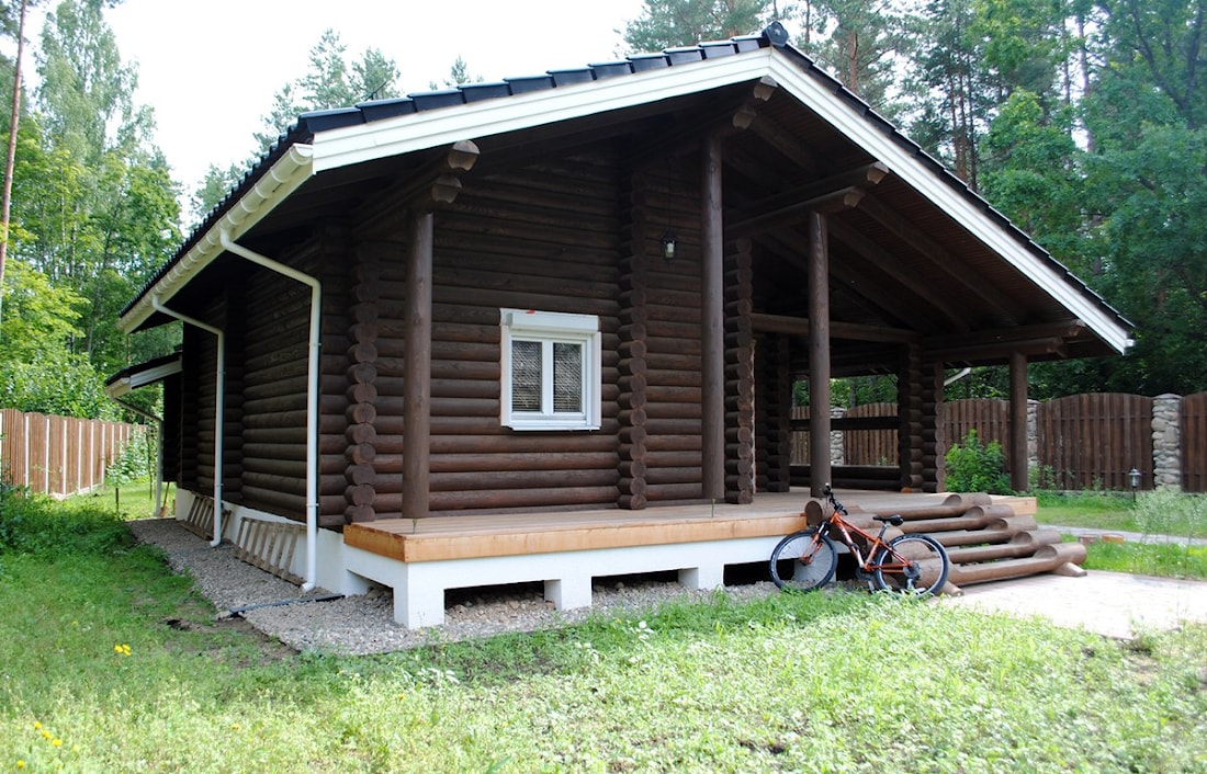 Wood sauna