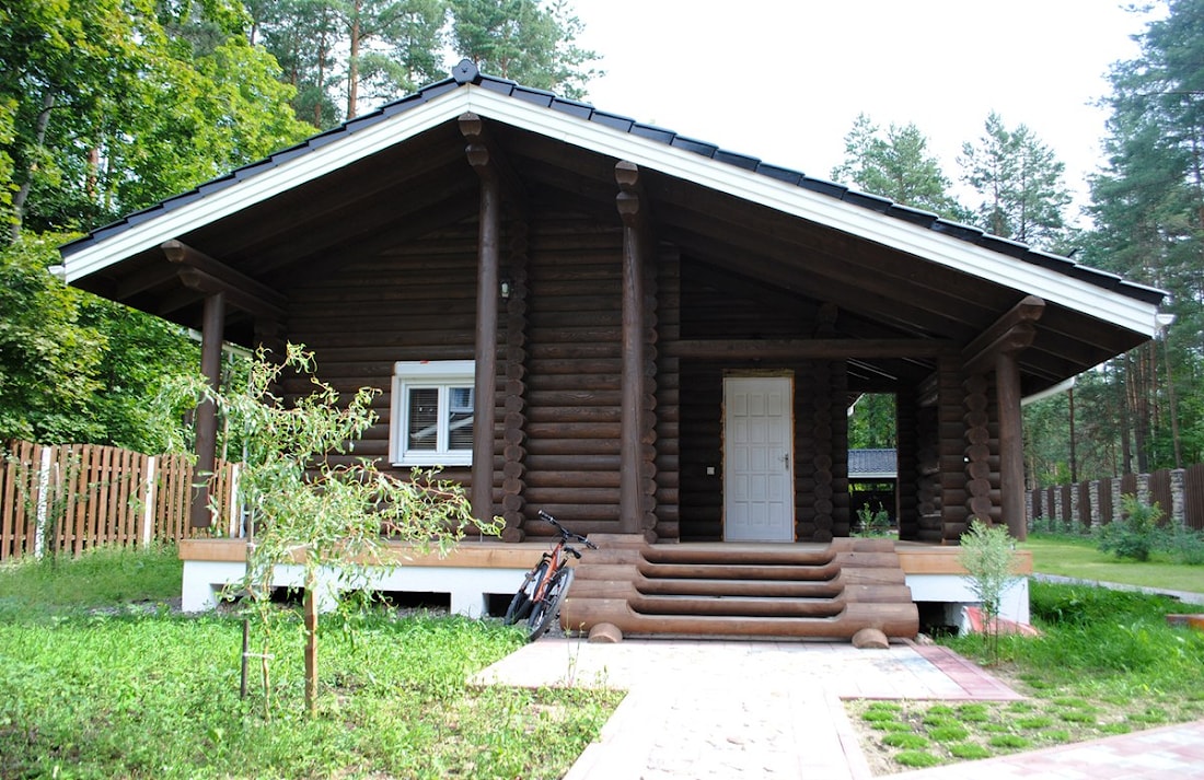 Wood sauna