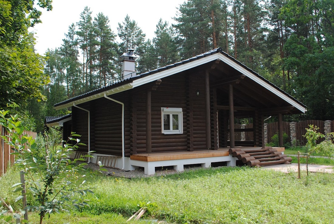 Wood sauna