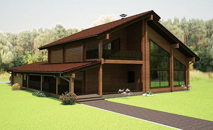 Wooden House Plans Wooden Home With Music Studio 364 M wooden-house-plans-wooden-home-with-music-studio-364-m