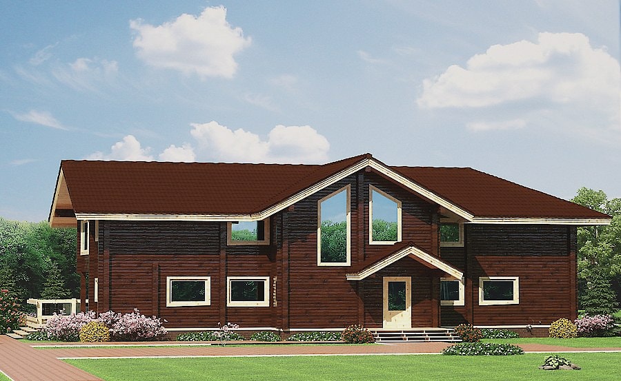 Wooden homes designs 200-400 m²