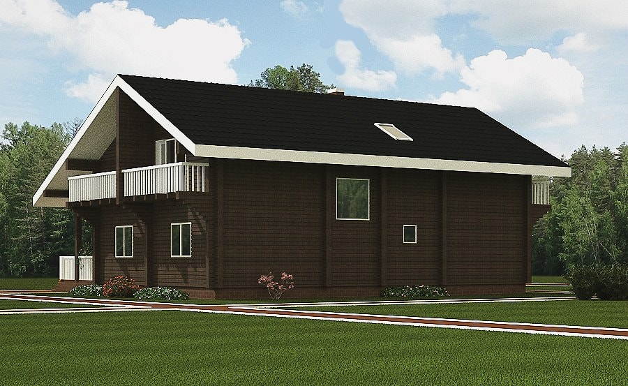 Wooden homes designs 200-400 m²