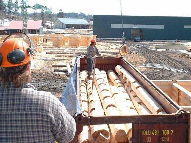 Wooden house from Canada