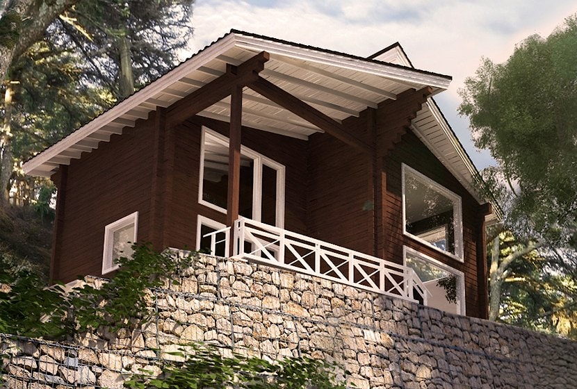 Wooden house "Aisha" in the mountains of Algeria   