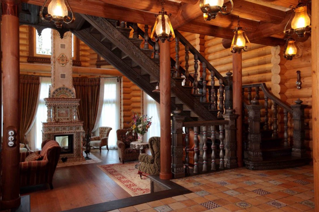 Выбор лестничной конструкции в деревянном доме