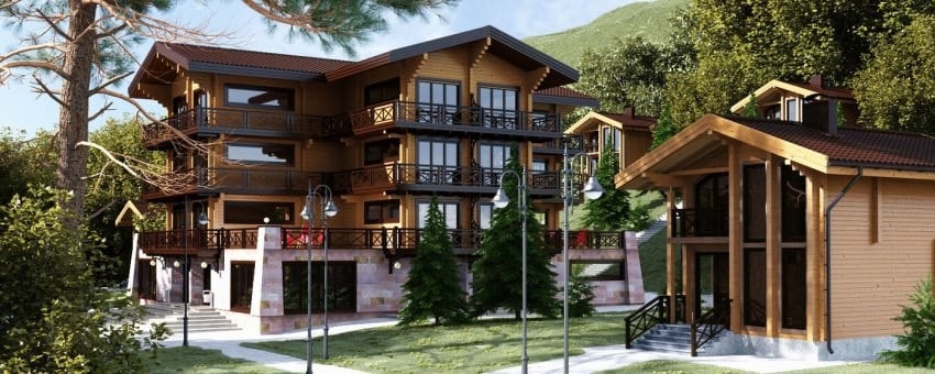 Amasing wooden house design "Wooden Tower" (with the first floor made of wood)  