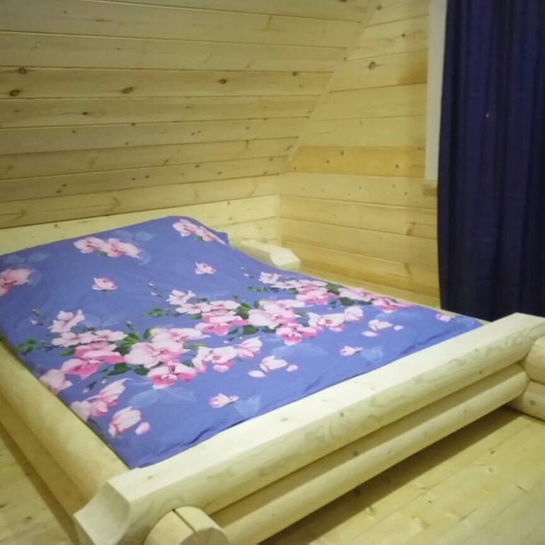 Bed Made Of Logs