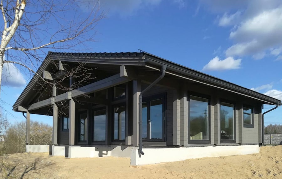 Scandinavian wooden house "Morning" - project of the year 2020   