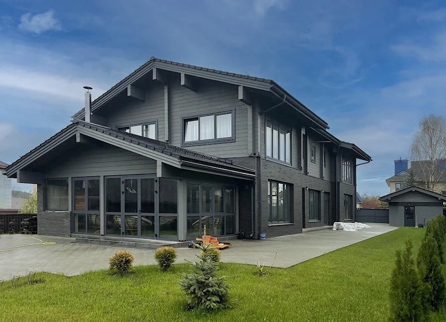 Проект «EliteNordic» — современный деревянный дом премиум-класса в Узбекистане