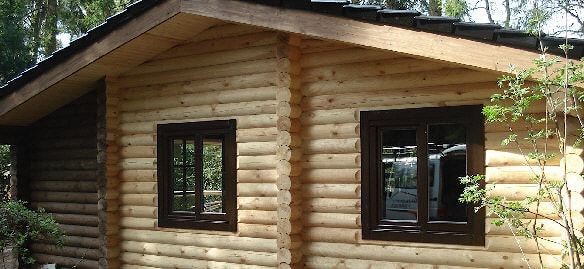 Wooden house assembly in Amsterdam suburb, Netherlands