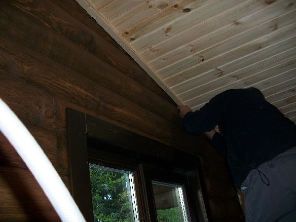 Wooden house assembly in Amsterdam suburb, Netherlands