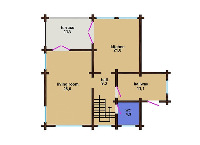 Log home plans