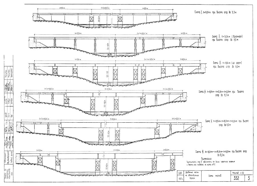 Design and construction of wooden bridges