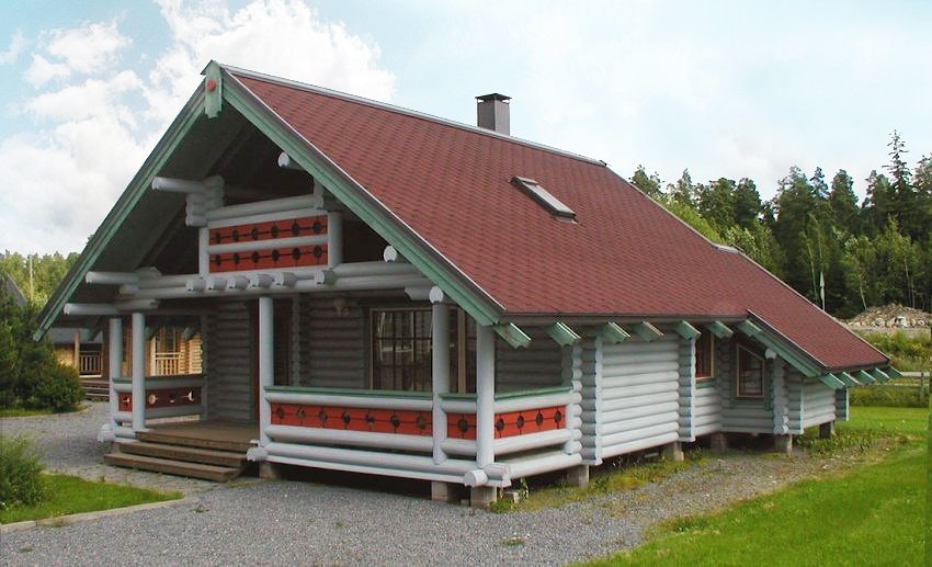 Log cabin kits: Finnish log house "Finland"   