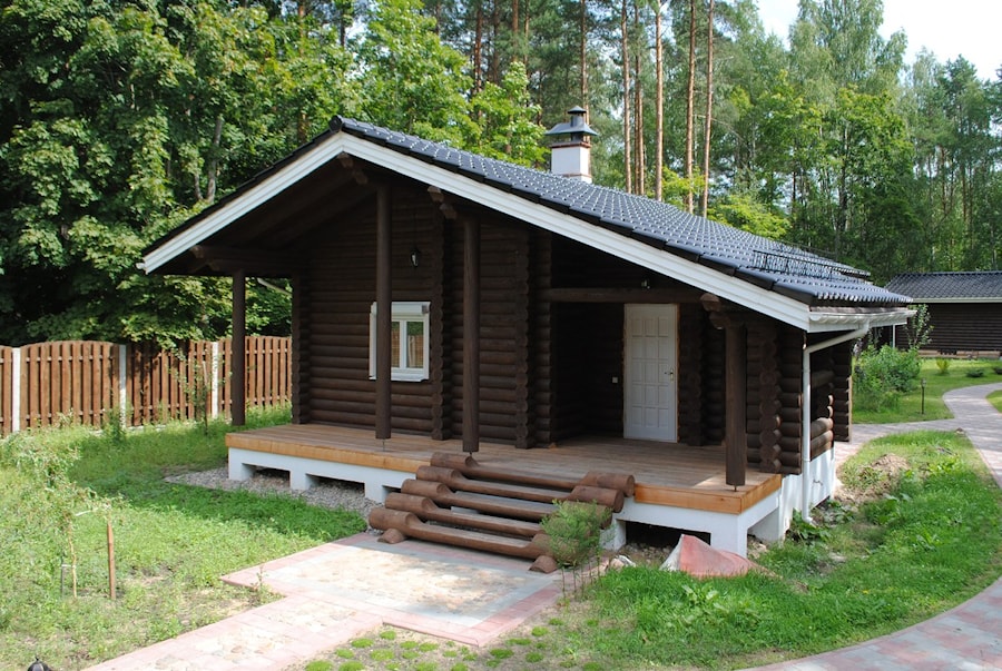 Wooden sauna "Lotta" 63 m²  