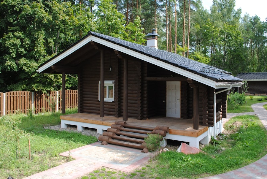 Wooden sauna "Lotta" 63 m²