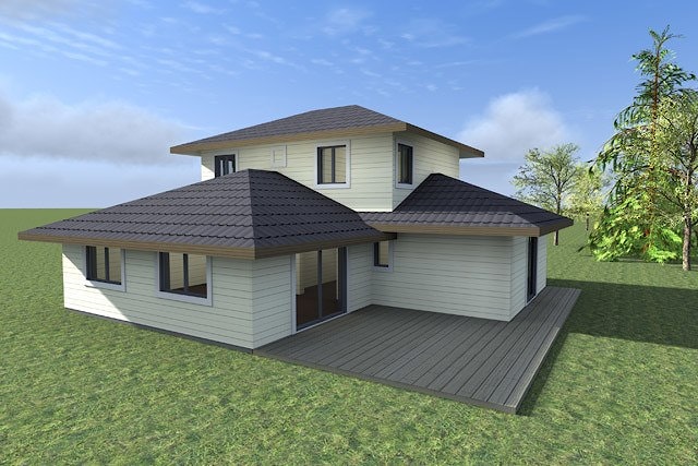 Prefab home plans: wooden home plan Walle 168 m²   