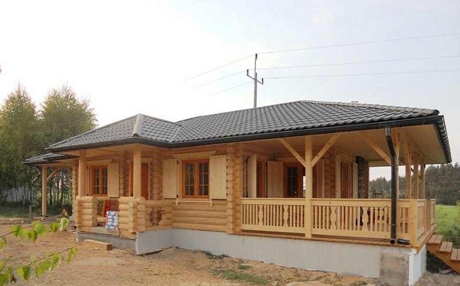 Wooden house plans: French wooden home "Achille" 130 m²  