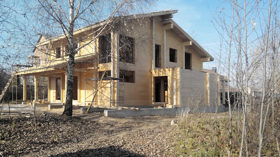 Modern hi-tech style wooden house design USA 217 m²   
