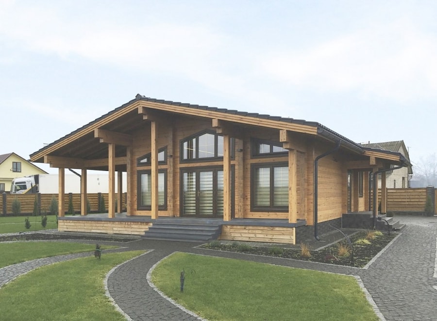 The project of the house with the coordination