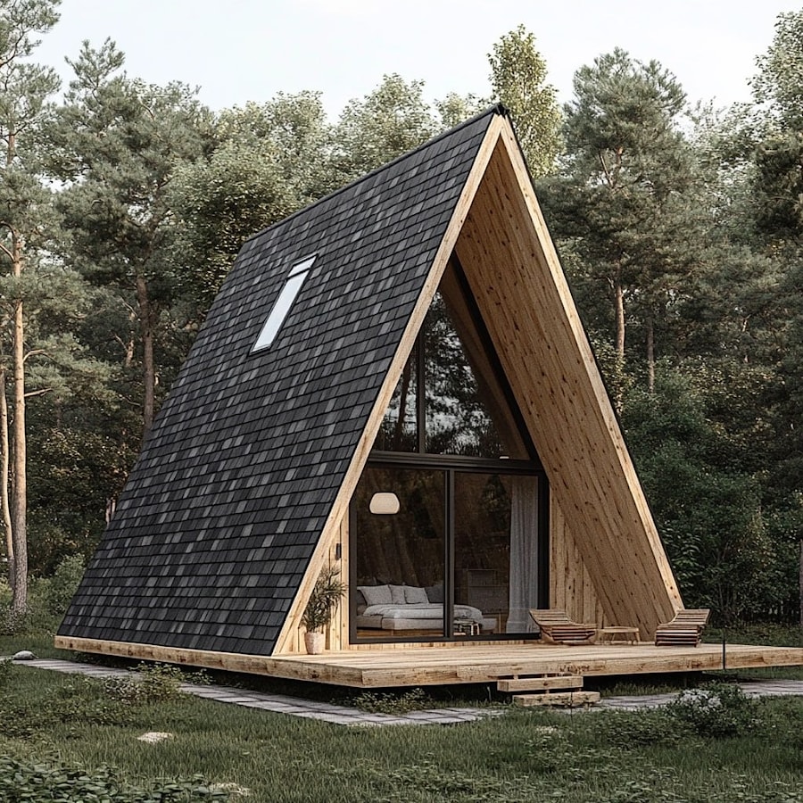 Modern Triangle Shaped Houses